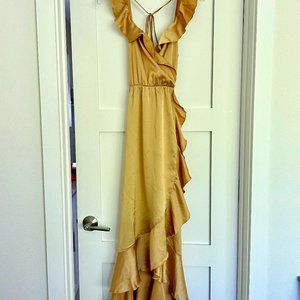 Show Me Your MuMu Style Samantha Ruffle Wrap Dress